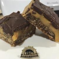 Aussie Choc Caramel Slice