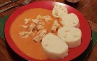 Saucy Paprika Chicken with Czech Dumplings