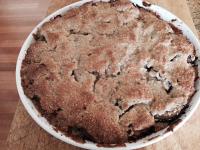 Too Easy Sugar Plum crumble cake