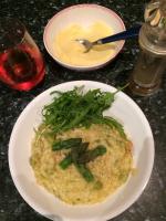 Smoked Salmon and Asparagus Risotto 