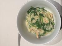 Chicken spinach risotto!