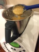 Soft and sticky - definitely cooked