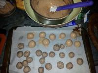 dipped chocs  before and after